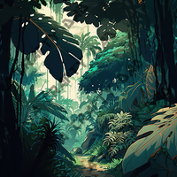 Anime Tropical Jungle Vol 3 Set Graphics