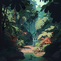 Anime Tropical Jungle Vol 3 Set Graphics