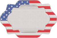 4th of July - Part1 - Label 1 Embroidery Design