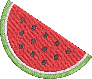 4th of July BBQ - Watermelon Embroidery Design