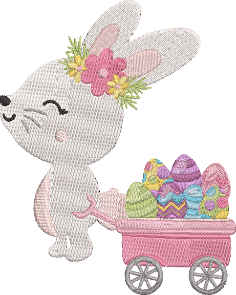Adorable Easter Bunny - 14 Embroidery Design