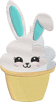 Adorable Easter Bunny - 1 Embroidery Design