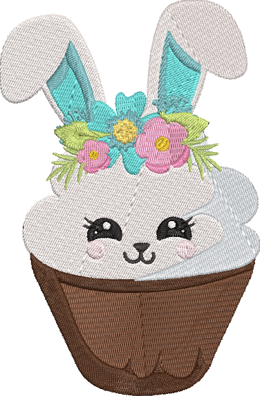 Adorable Easter Bunny - 4 Embroidery Design