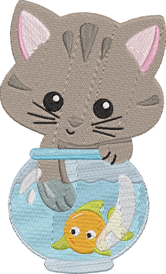 Adorable Kitties - 10 Embroidery Design