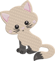 Adorable Kitties - 3 Embroidery Design