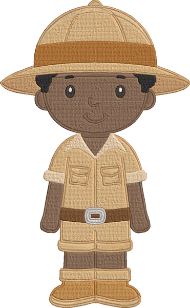 African Safari - Boy 2 Embroidery Design