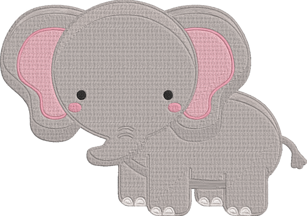 African Safari - Elephant Embroidery Design