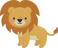 African Safari - Lion Embroidery Design