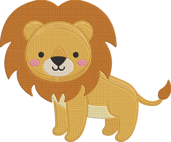 African Safari - Lion Embroidery Design
