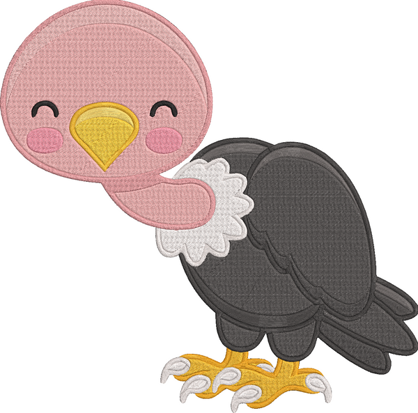 African Safari - Vulture Embroidery Design