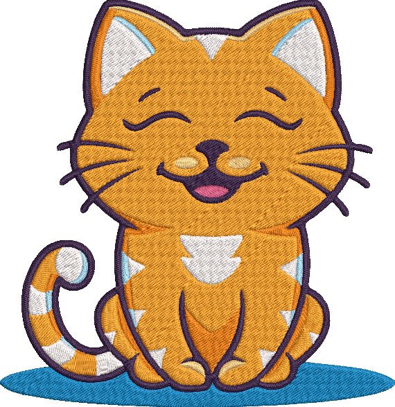Animal Cat Set - Cat Logo Embroidery Design