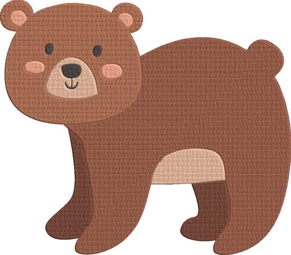 Animals 2 - Bear Embroidery Design