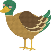 Animals 2 - Duck Embroidery Design