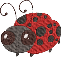 Animals 2 - ladybug Embroidery Design