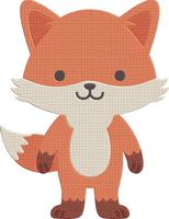 Animals A to Z2 - Fox Embroidery Design