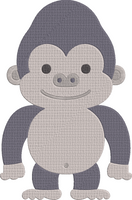 Animals A to Z2 - Gorilla Embroidery Design