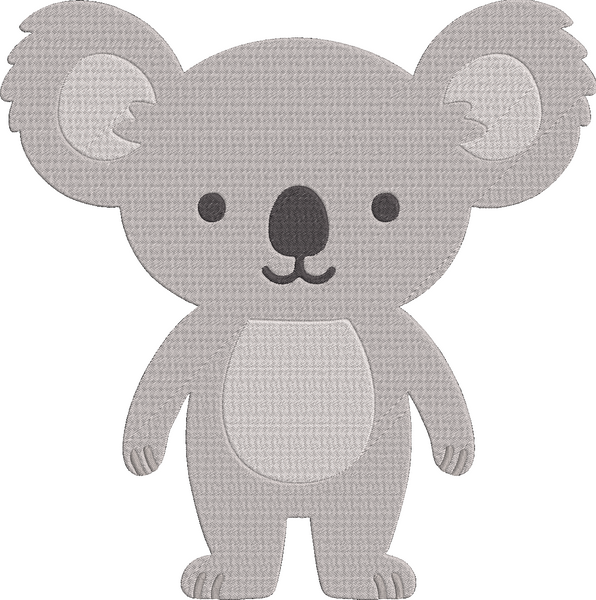 Animals A to Z2 - Koala Embroidery Design