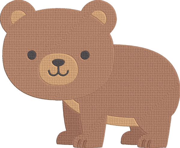 Animals A to Z - Bear Embroidery Design