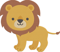 Animals A to Z - Lion Embroidery Design