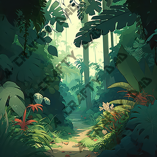 Anime Tropical Jungle Vol 2 Set Graphics