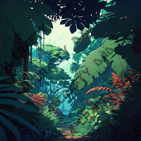 Anime Tropical Jungle Vol 5 Set Graphics