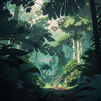 Anime Tropical Jungle Vol 5 Set Graphics