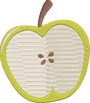 Apple Time Fun - 6 4x4 Embroidery Design