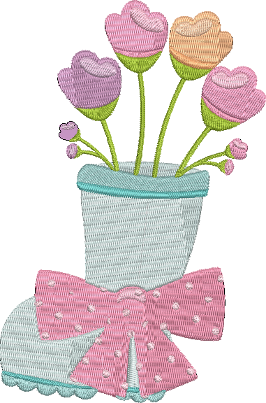 April Showers - 21 Embroidery Design