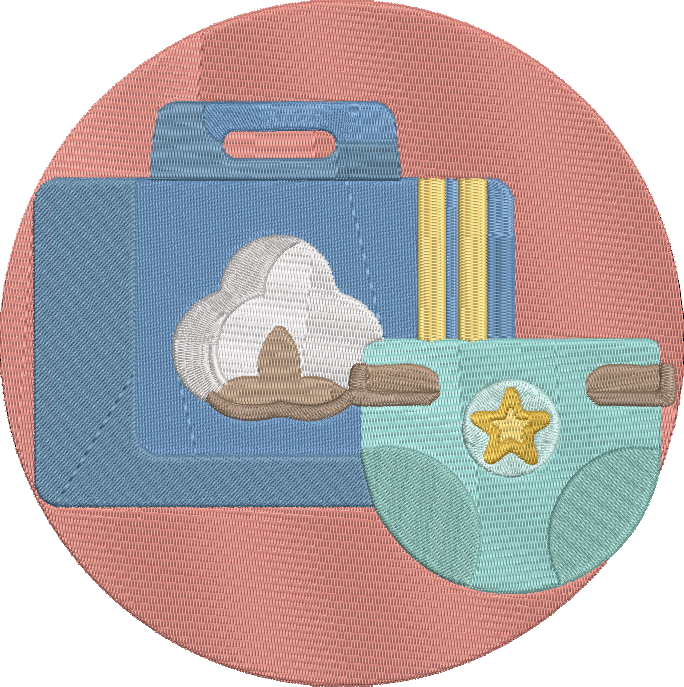 Baby Icons - 5 Embroidery Design
