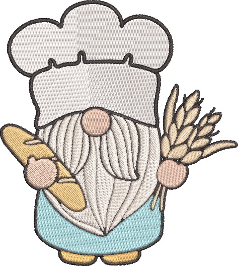 Baker Gnomes - 3 5x7 Embroidery Design