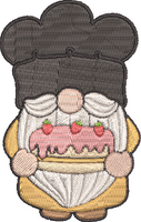 Baker Gnomes - 5 4x4 Embroidery Design