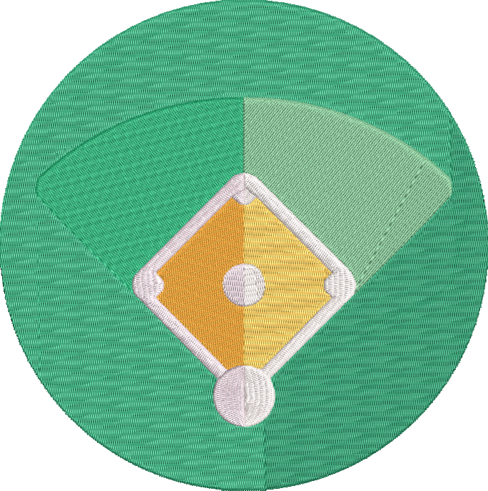 Baseball Icons - 8 Embroidery Design