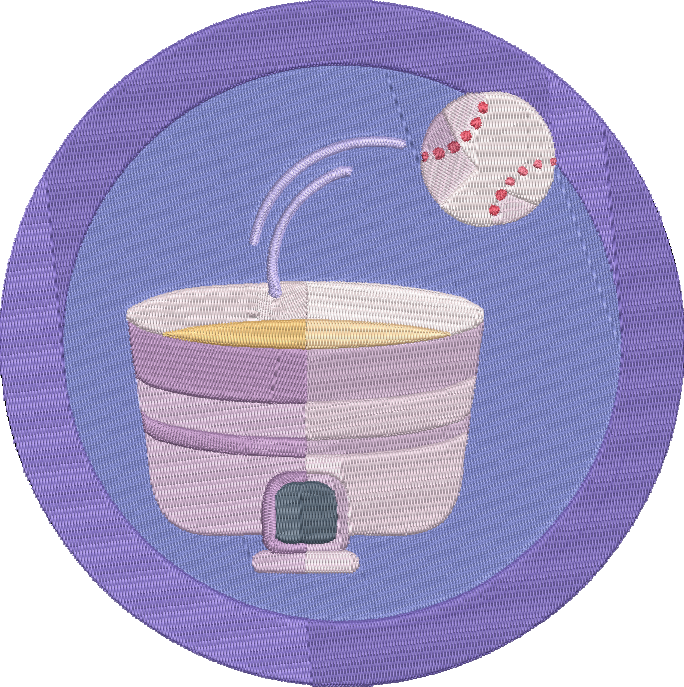 Baseball Icons - 9 Embroidery Design