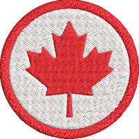Canada - Canada Flag 3 Embroidery Design
