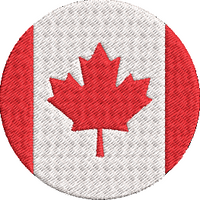 Canada - Canada Flag 4 Embroidery Design