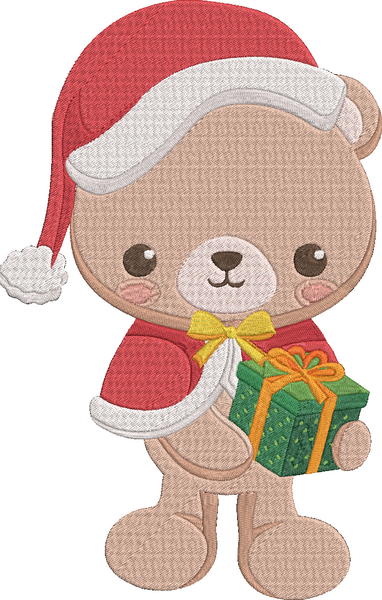 Christmas Bear Set Embroidery Design