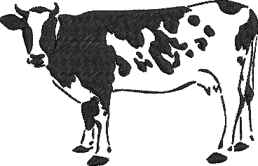Cows15 - Cow75 Embroidery Design