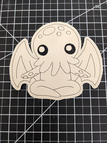 Cute Cryptid Coloring Dolls - Cthulhu Embroidery Design