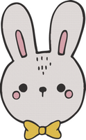 Cute Simple Easter CA - 3 Embroidery Design