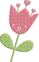 Easter Time - Flower 1 Embroidery Design