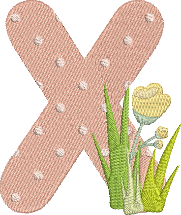 Easter Alphabet and Numbers - 25 Embroidery Design