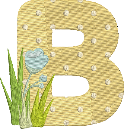 Easter Alphabet and Numbers - 3 Embroidery Design