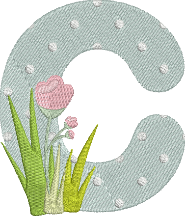 Easter Alphabet and Numbers - 4 Embroidery Design