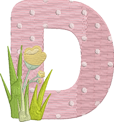 Easter Alphabet and Numbers - 5 Embroidery Design