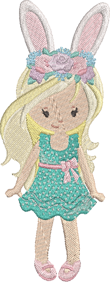 Easter Fashion - 3 Embroidery Design