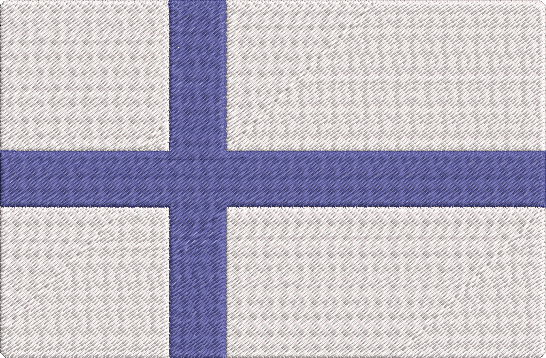 Europe Flags - Finland Embroidery Design