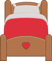 Goldilocks Three Bears - Babys bed Embroidery Design