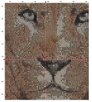 Lion Cross-Stitch Pattern