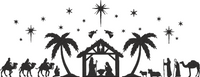 Nativity Set3 Set Embroidery Design