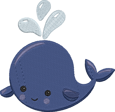 Nautical Whales - 7 5x7 Embroidery Design